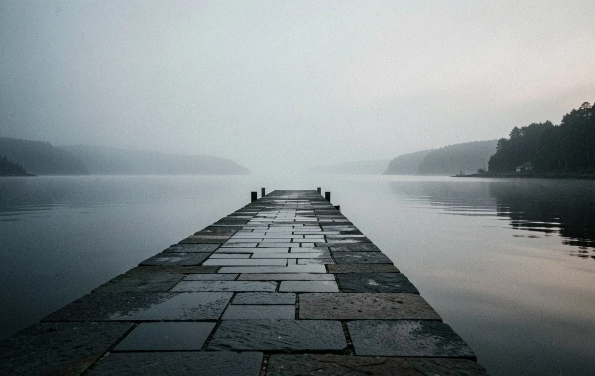 Danish coastal landscape atmosphere